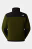 The North Face Retro Denali Fleecevest Heren Dark Khaki/Black