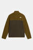The North Face Yumiori 1/4 Zip Fleecetrui Heren Mid Green/Mustard