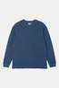 GRAMICCI Waffle Crew Trui Navy Blue