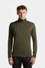 icebreaker 200 Oasis LS Half Zip dark khaki