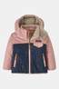 Patagonia Baby Reversible Tribbles Hoody Gevoerde Jas Junior Navy Blue/Mid Pink