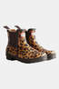 Hunter Original Chelsea Leopard Boot Schoen Dames Dark Brown/Animal Print