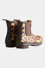Hunter Original Chelsea Leopard Boot Schoen Dames Dark Brown/Animal Print