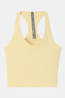 Vuori Halo Performance Crop Tank 2.0 Top Dames yellow