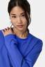 Vuori Halo Modern Crew Top Dames royal blue