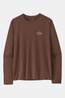 Patagonia Long-Sleeved Capilene Cool Daily - Cloud Crag Shirt dark brown/mid brown