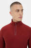 Protest PRTReperfecto 1/4 Zip Skipully dark red