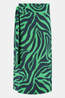 Beachlife 802A - Pink Zebra Skirt Rok Dames black/green